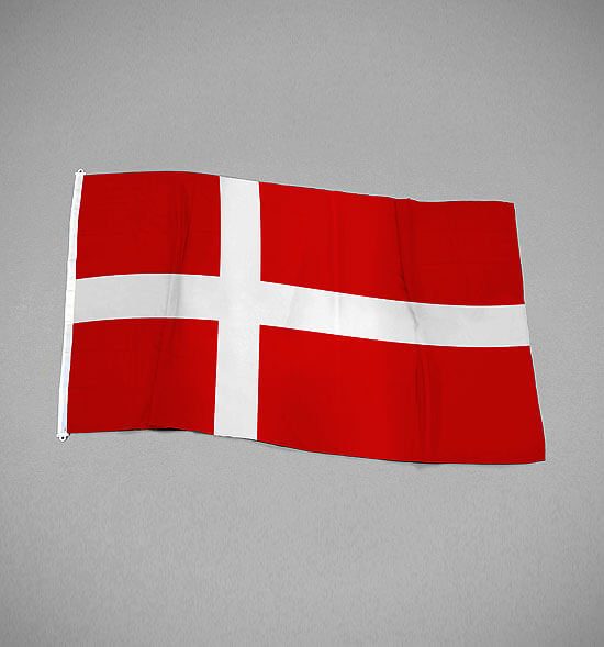 Danmark flagga